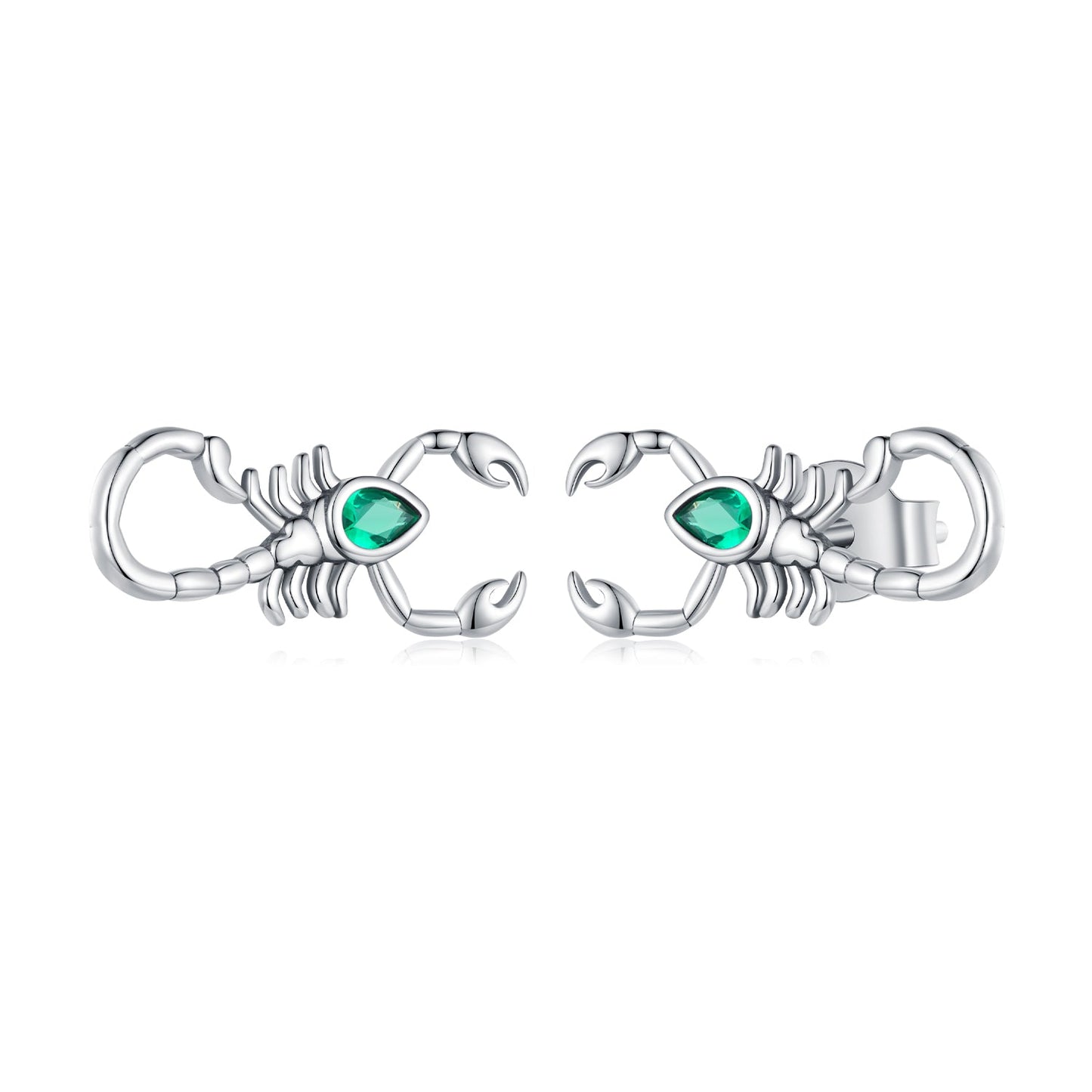 925 Sterling Silver Earrings with Pavé Setting CZ and Oxidized Finish for Women