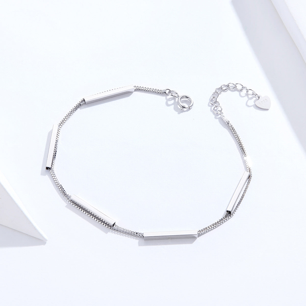 925 Sterling Silver Bracelet 20cm for Women