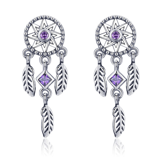 S925 Sterling Silver Pavé Setting CZ Earrings