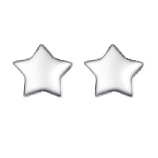 S925 Sterling Silver Earrings with Plated Platinum Finish for Women