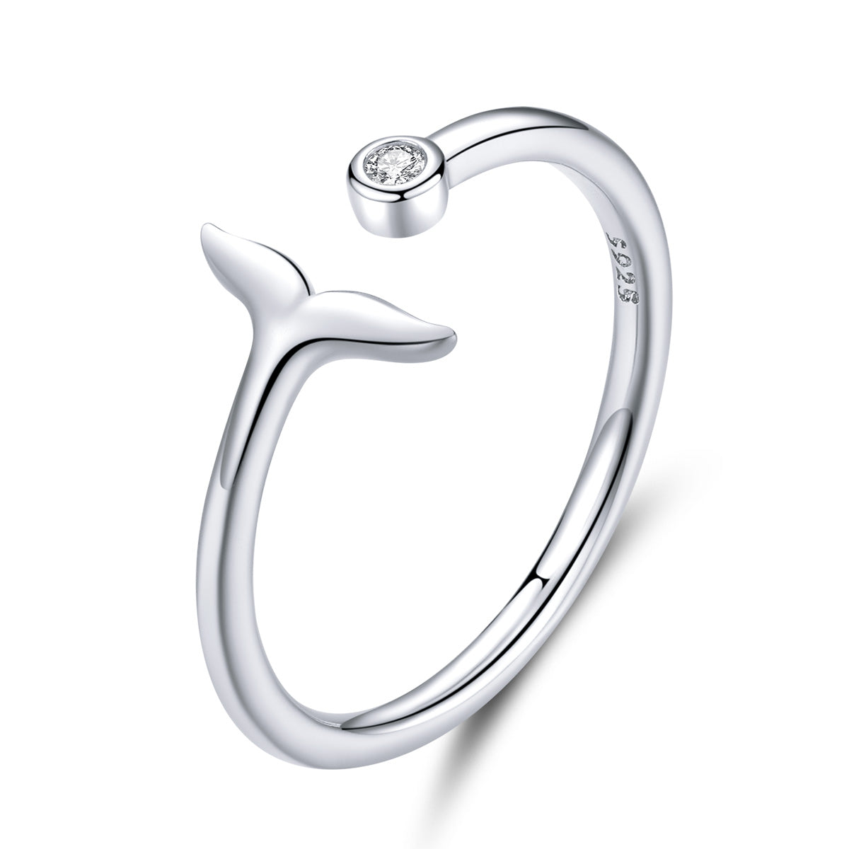 S925 Sterling Silver Pavé Setting CZ Ring for Women