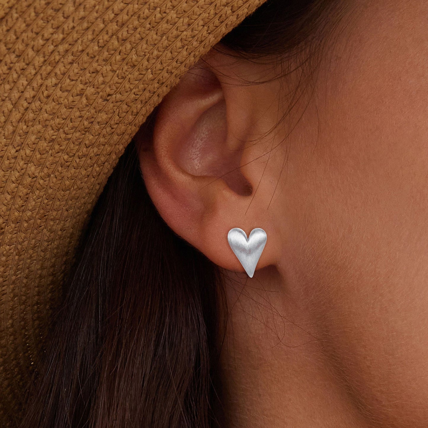 925 Sterling Silver Earrings with Platinum Plating for Women