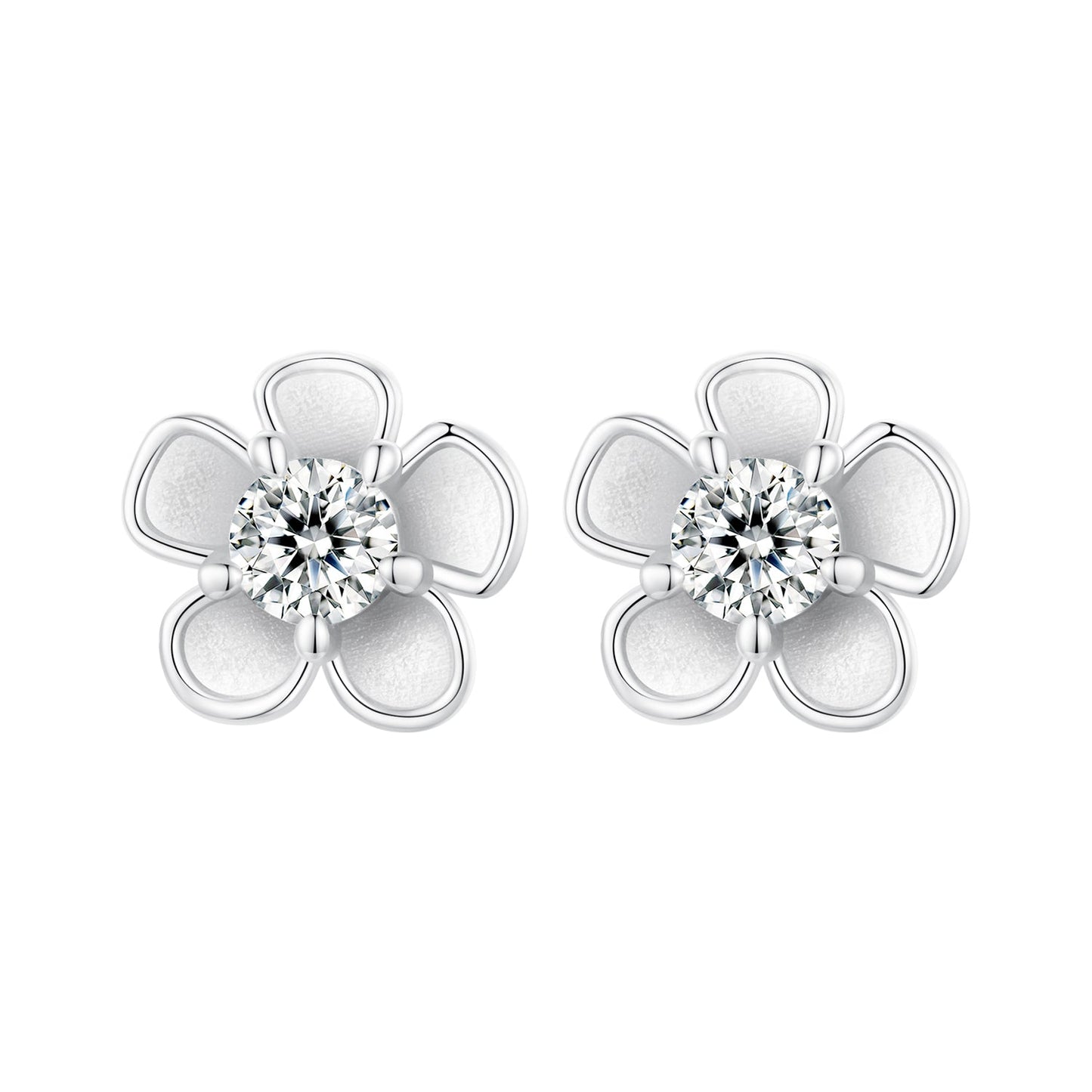 S925 Sterling Silver 3.00 Carat Moissanite Earrings for Women