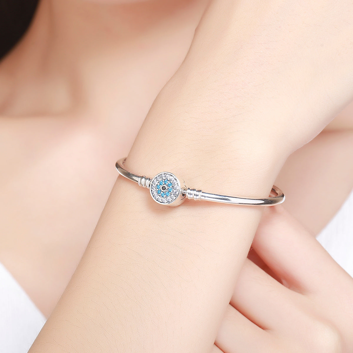 925 Sterling Silver Bracelets Size 17.0 for Women