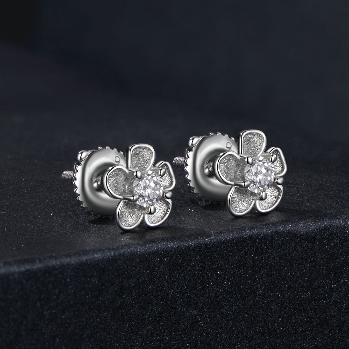 S925 Sterling Silver 3.00 Carat Moissanite Earrings for Women