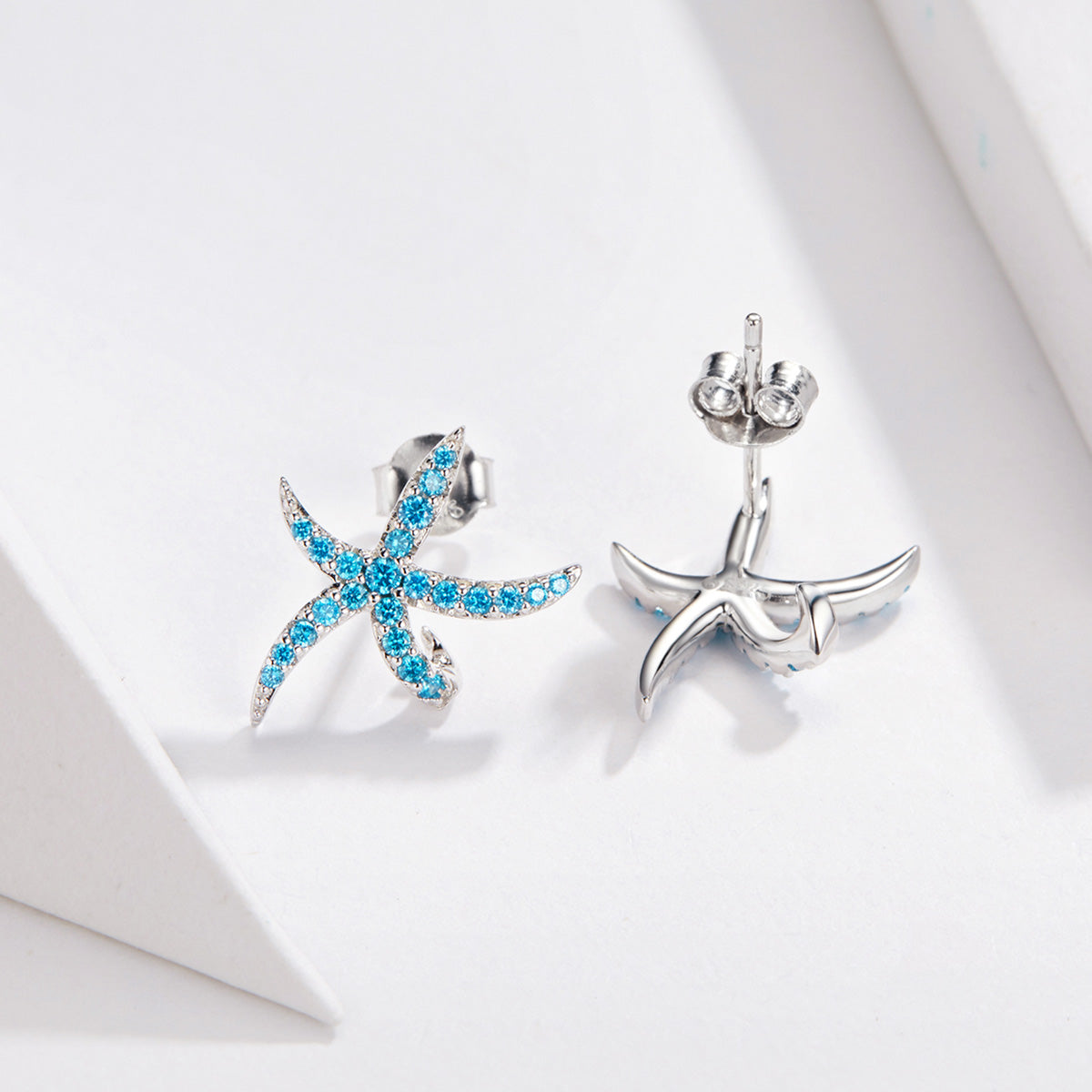 925 Sterling Silver Earrings with Pavé Setting CZ, 1.6*1.9cm for Women