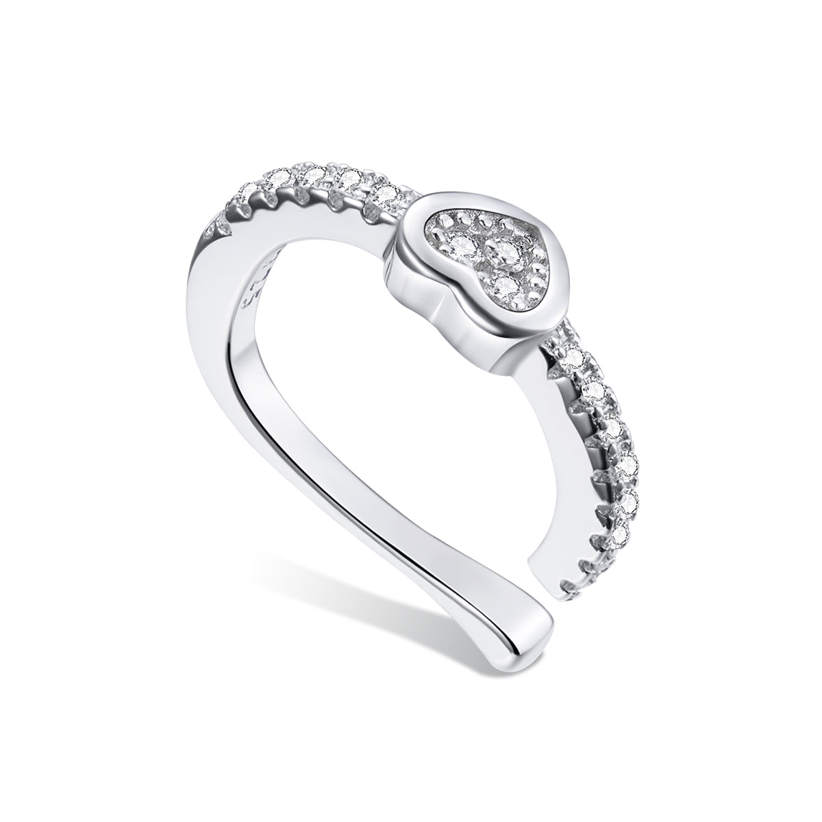 925 Sterling Silver Pavé Setting CZ Earrings for Women
