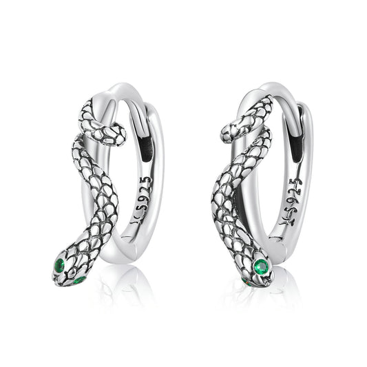 925 Sterling Silver Earrings with Pavé Setting CZ