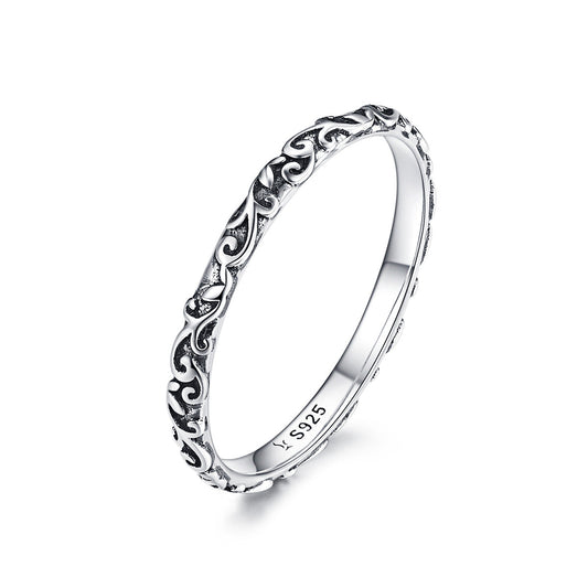 925 Sterling Silver Size 6.0 Ring for Women