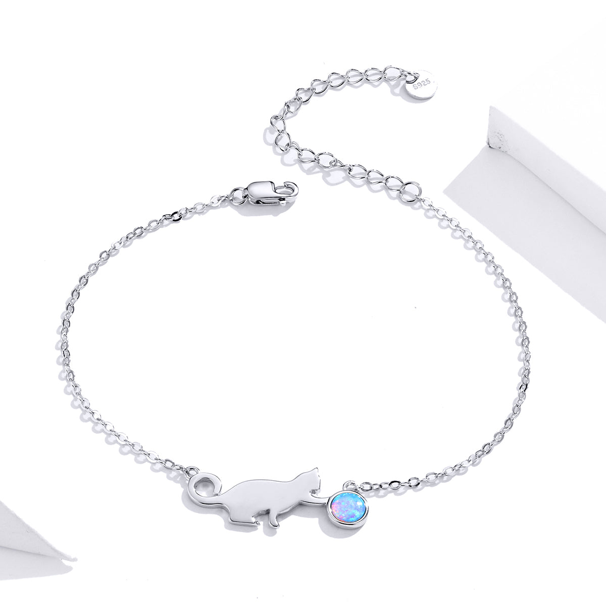 925 Sterling Silver Adjustable Bracelet for Unisex