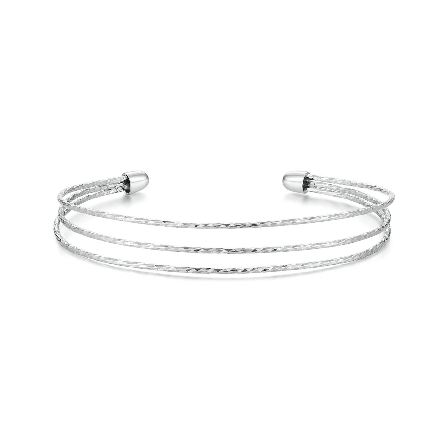 925 Sterling Silver White Gold Plated Bracelet for Women