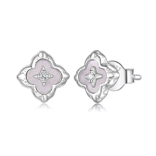 925 Sterling Silver Moissanite 0.8cm Earrings for Women