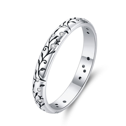 925 Sterling Silver Ring - Size 6.0 - Stylish Minimalist Design for Women