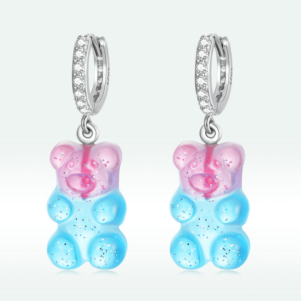 S925 Sterling Silver Pavé Setting CZ Earrings for Women