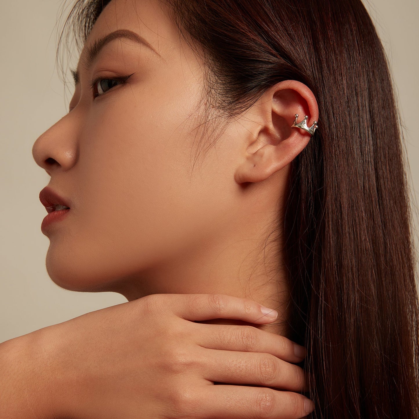 S925 Sterling Silver Earrings with Pavé Setting and CZ