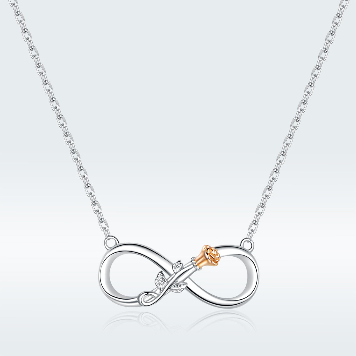 925 Sterling Silver Necklace 40-45cm for Women