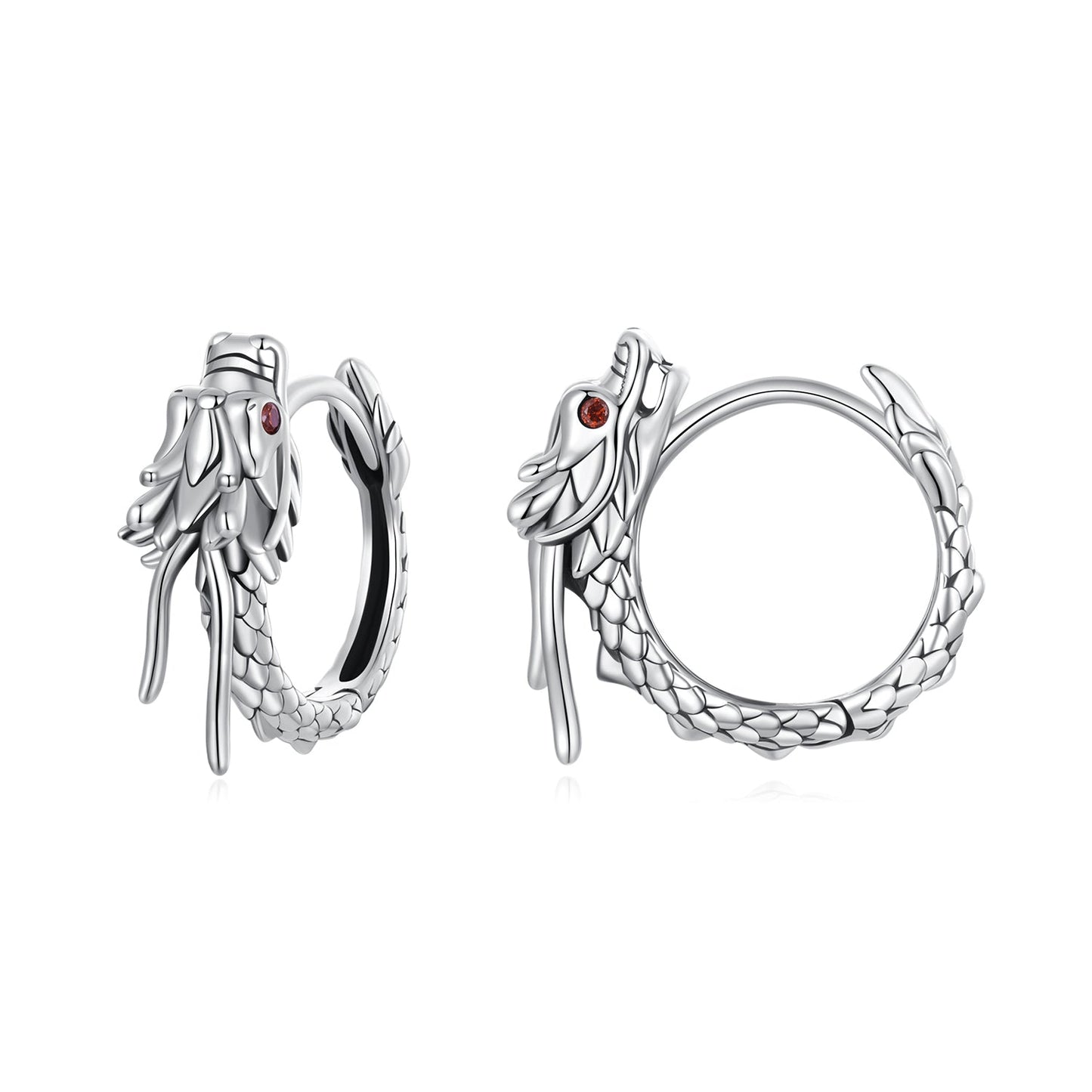 925 Sterling Silver Pave Setting CZ Oxidized Earrings for Women