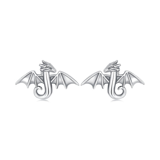 925 Sterling Silver Earrings with Oxidized Finish, 0.7*1.1cm