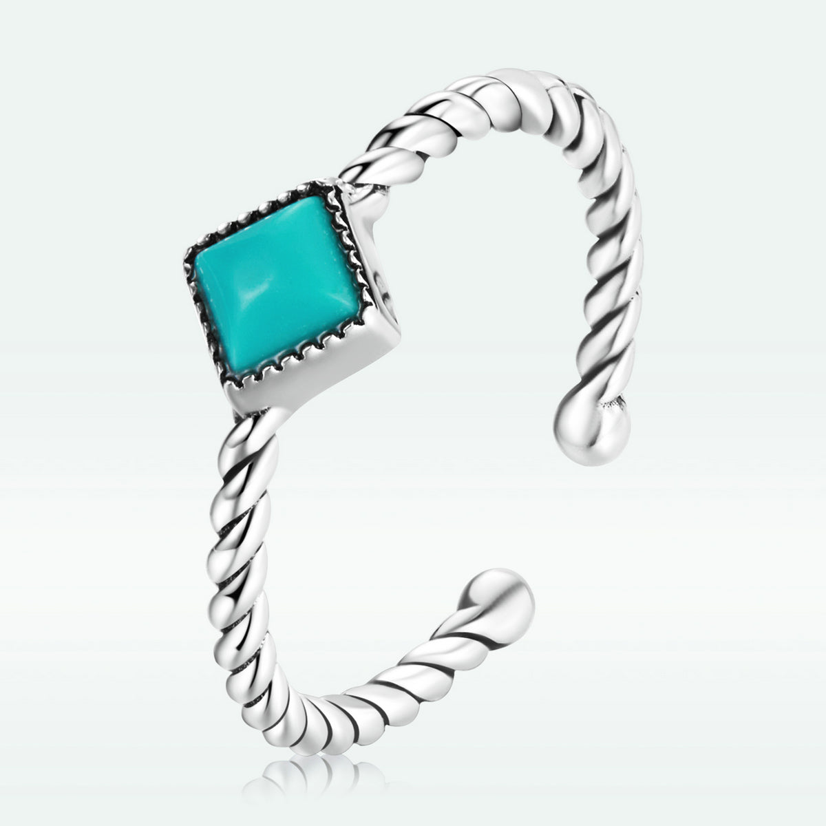 925 Sterling Silver Stackable Pavé Setting CZ Ring for Women