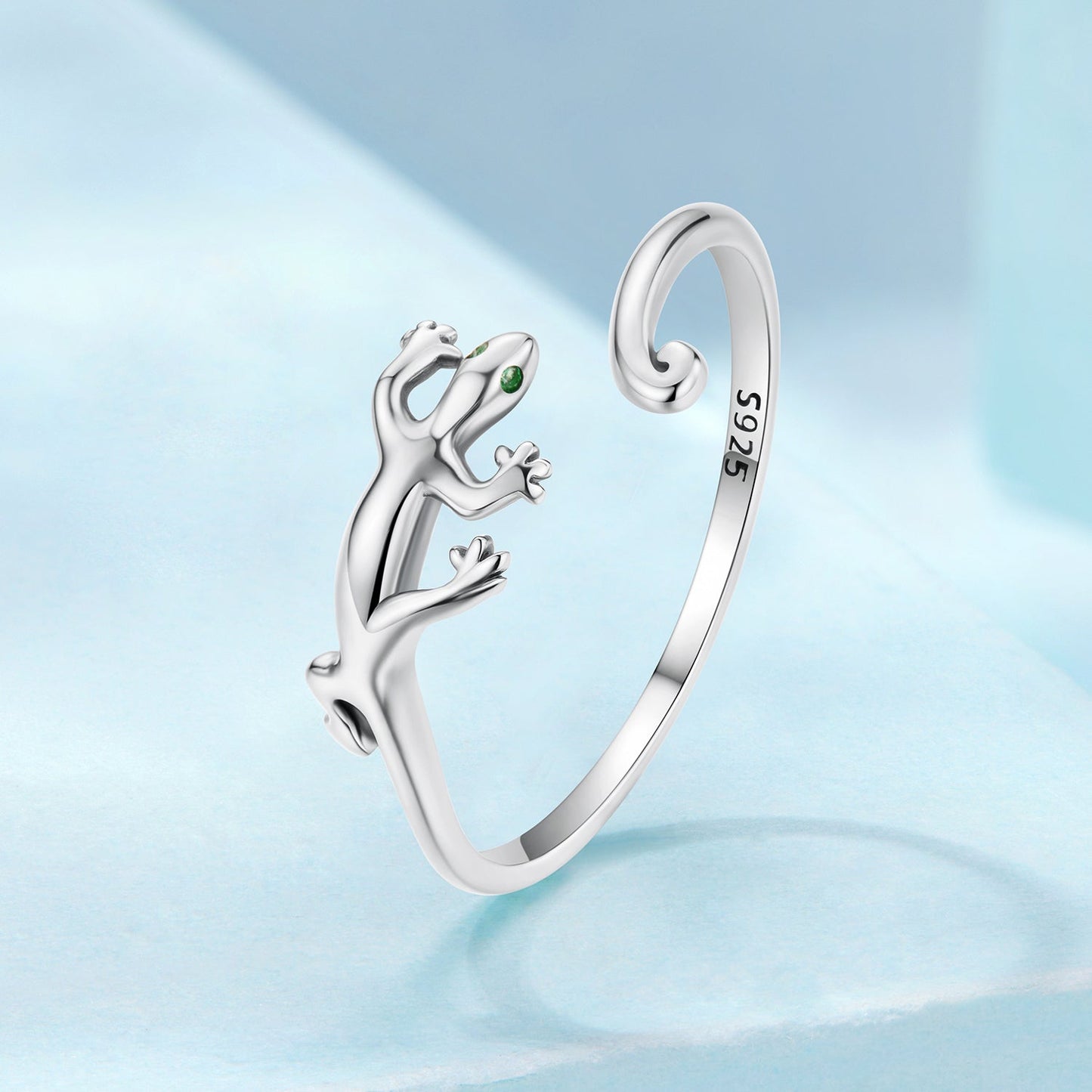 925 Sterling Silver Oxidized Pavé Setting CZ Ring