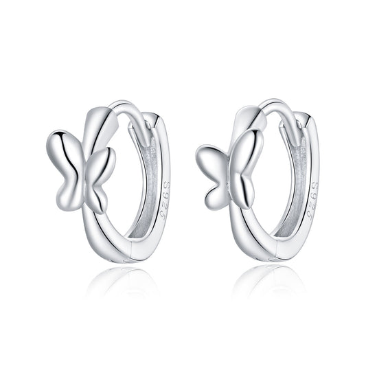 925 Sterling Silver Plated Platinum Earrings for Women