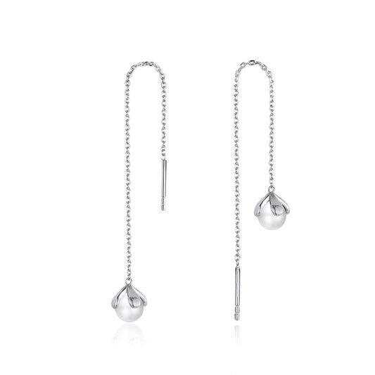 925 Sterling Silver Earrings with Quality Shell Pearl