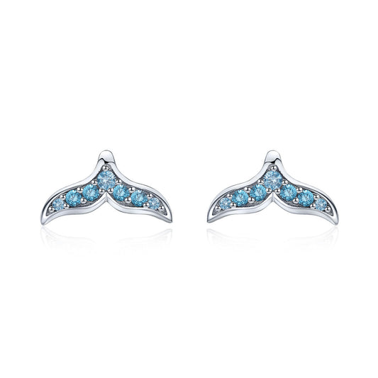 925 Sterling Silver Pavé Setting CZ Earrings