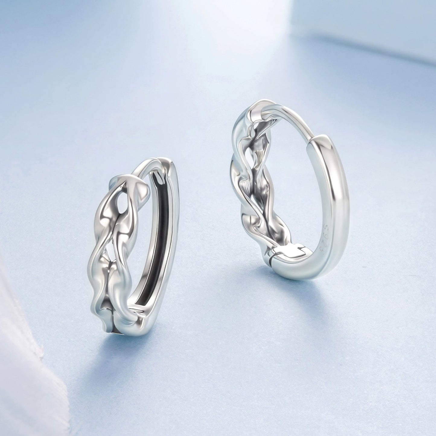 925 Sterling Silver Earrings for Women with Oxidized Finish