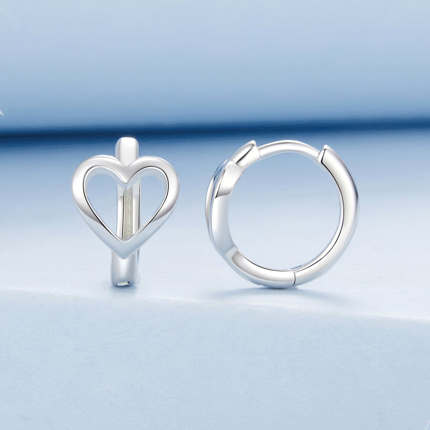925 Sterling Silver Plated White Gold Earrings for Women