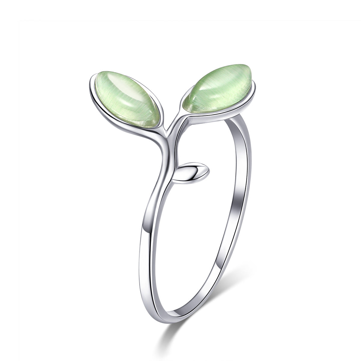925 Sterling Silver Ring for Women - 0.1cm Width, 1.3cm Height