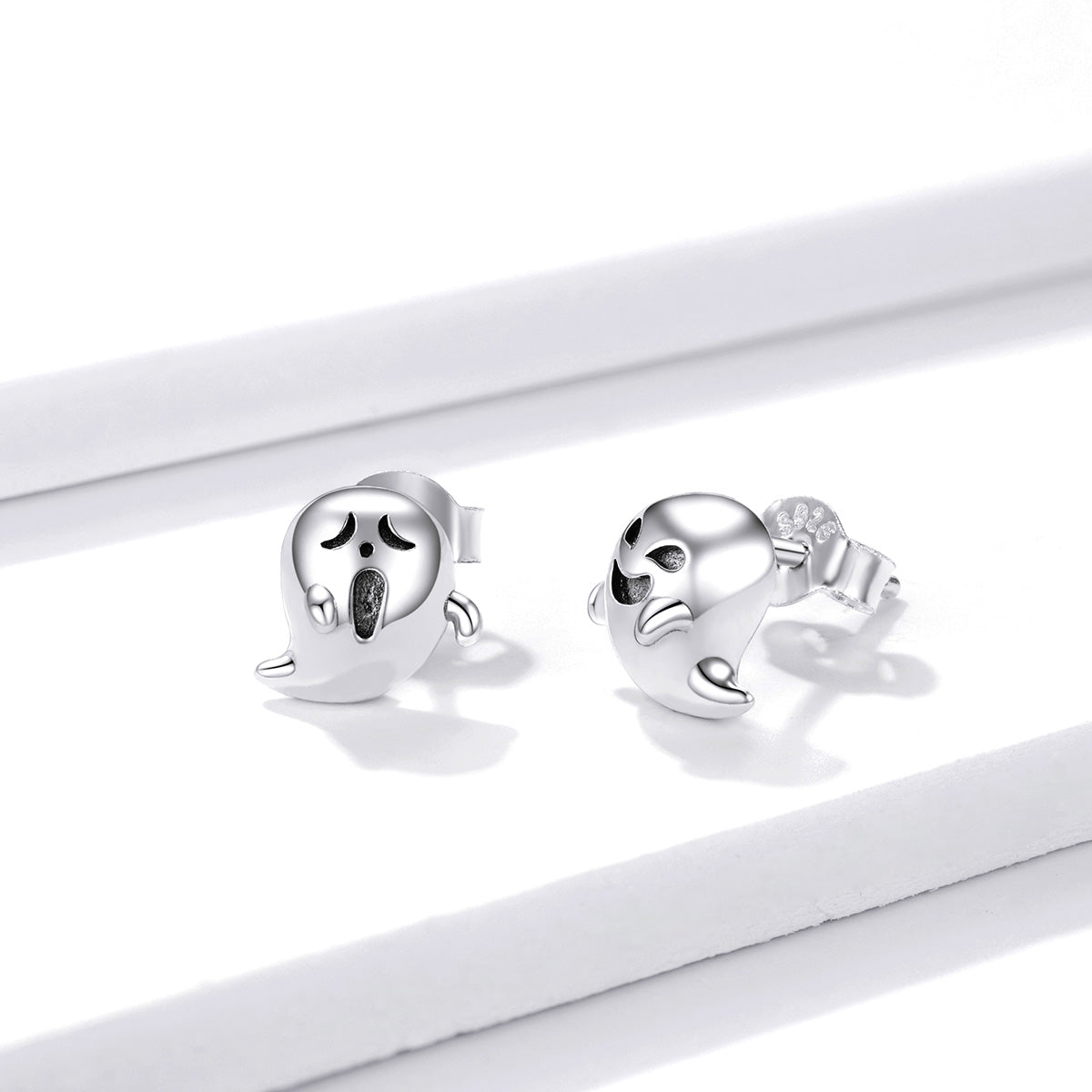 925 Sterling Silver Oxidized Silver Earrings