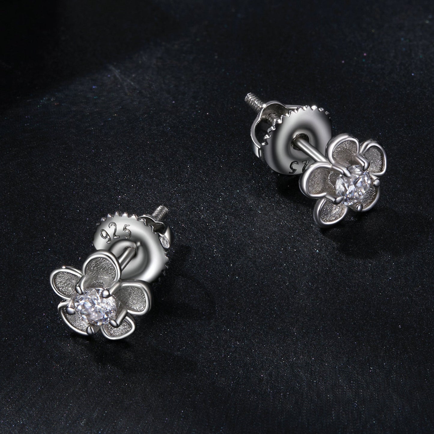 S925 Sterling Silver 3.00 Carat Moissanite Earrings for Women