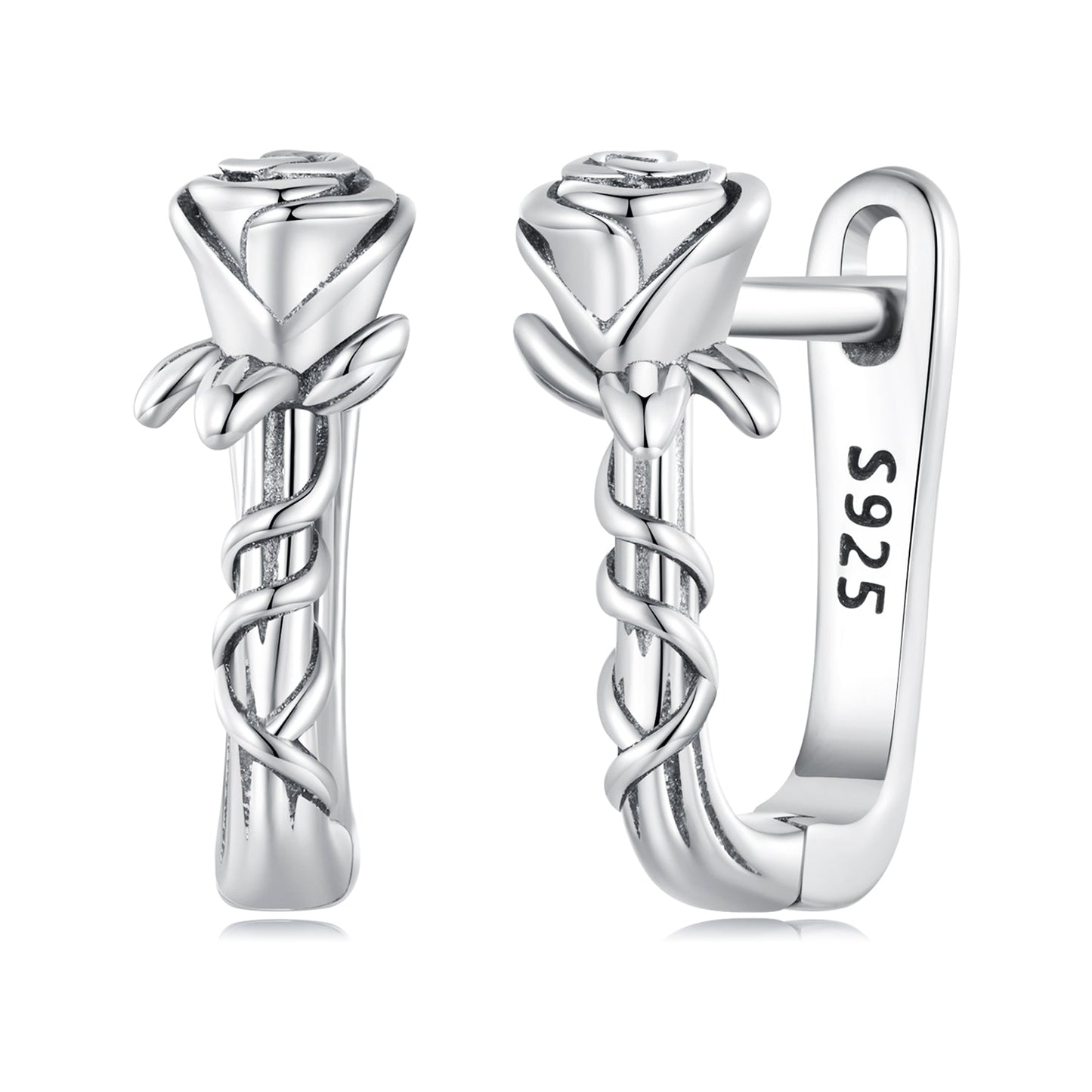 925 Sterling Silver Earrings with Oxidized Finish for Women