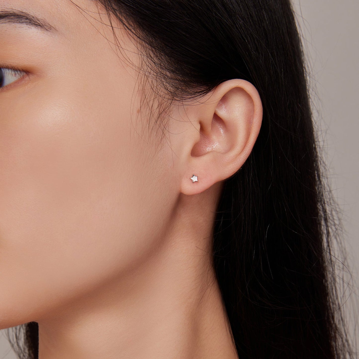 S925 Sterling Silver Earrings with Plated Platinum Finish for Women