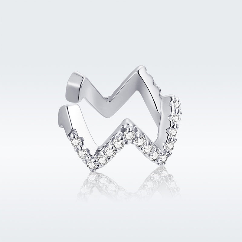 925 Sterling Silver Plated Platinum Pavé CZ Earrings for Women
