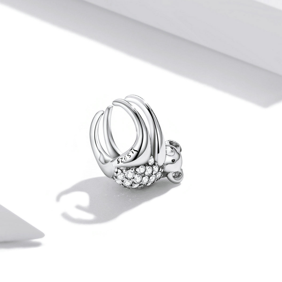 925 Sterling Silver CZ Pavé Setting Earrings