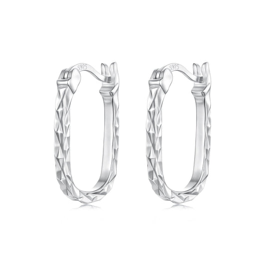 925 Sterling Silver Hoop Earrings for Women