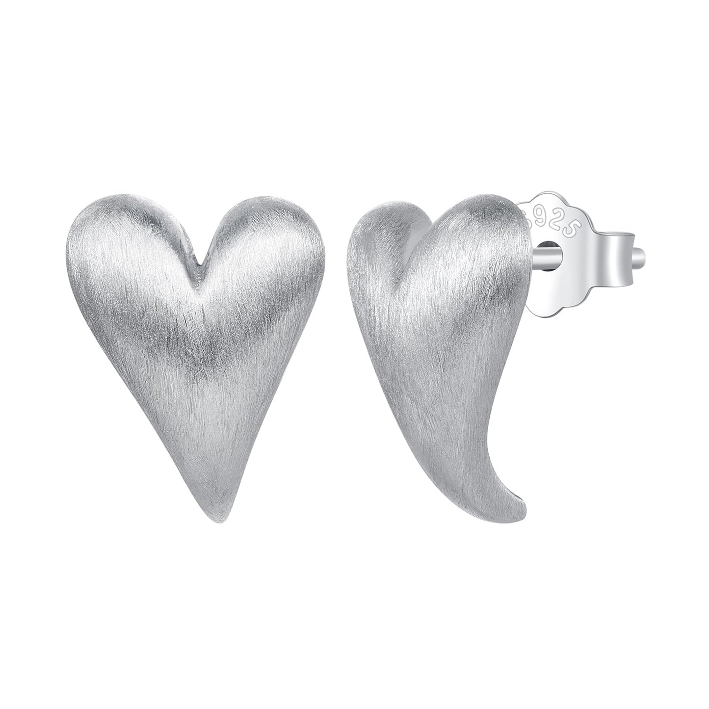 925 Sterling Silver Earrings with Platinum Plating for Women