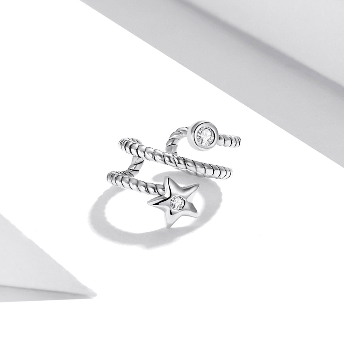 925 Sterling Silver Oxidized Silver Pavé Setting CZ Earrings