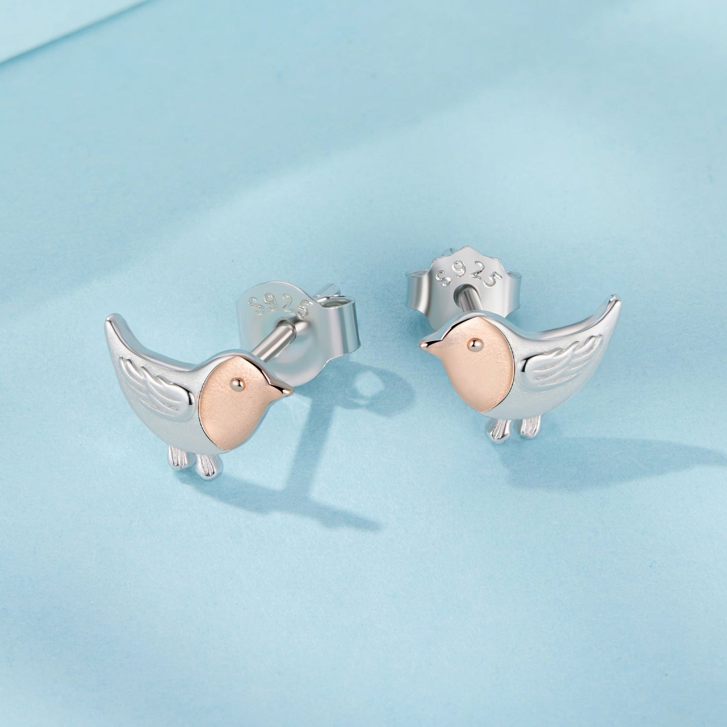 925 Sterling Silver Earrings for Women - 0.6*0.8cm