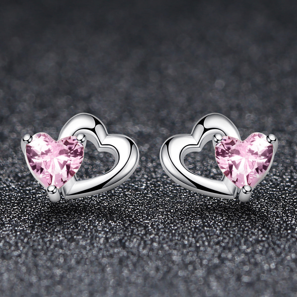 925 Sterling Silver Earrings with Pavé Setting CZ for Women
