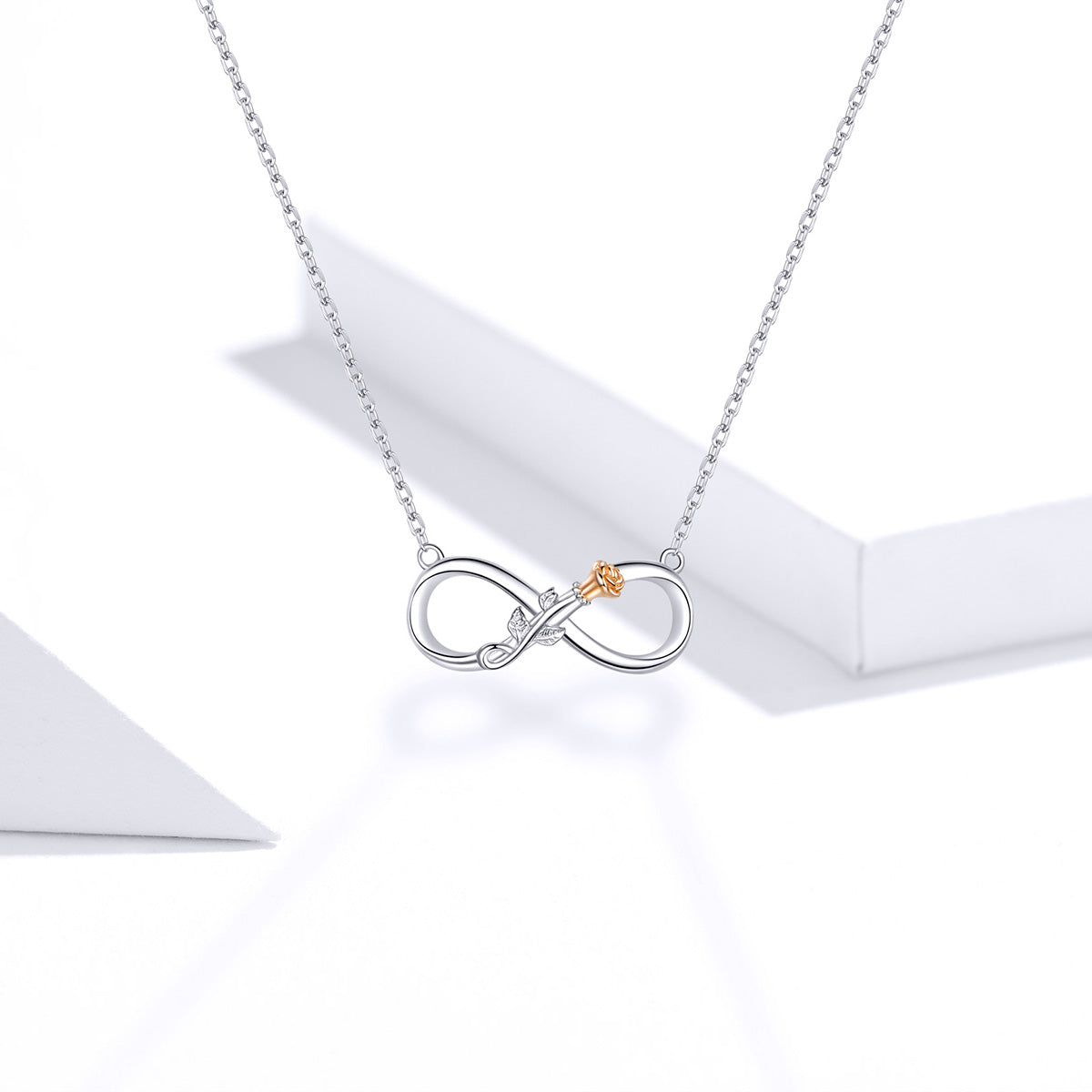 925 Sterling Silver Necklace 40-45cm for Women