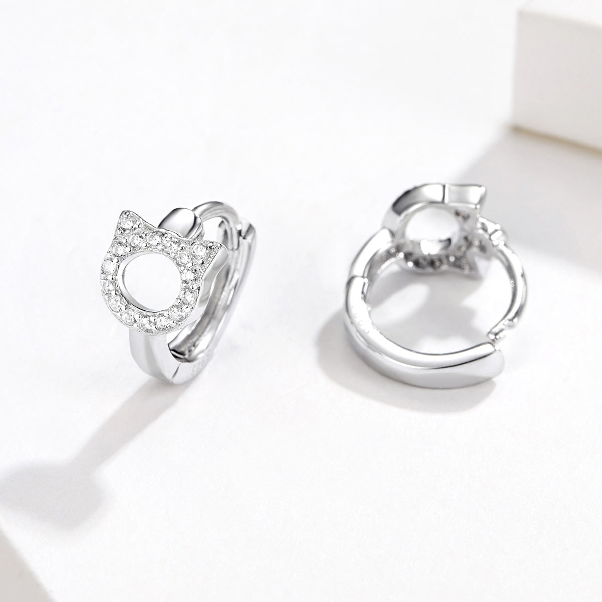 925 Sterling Silver CZ Earrings for Women