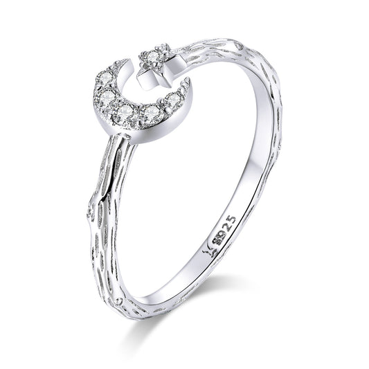 925 Sterling Silver Custom Ring with Pavé Setting CZ