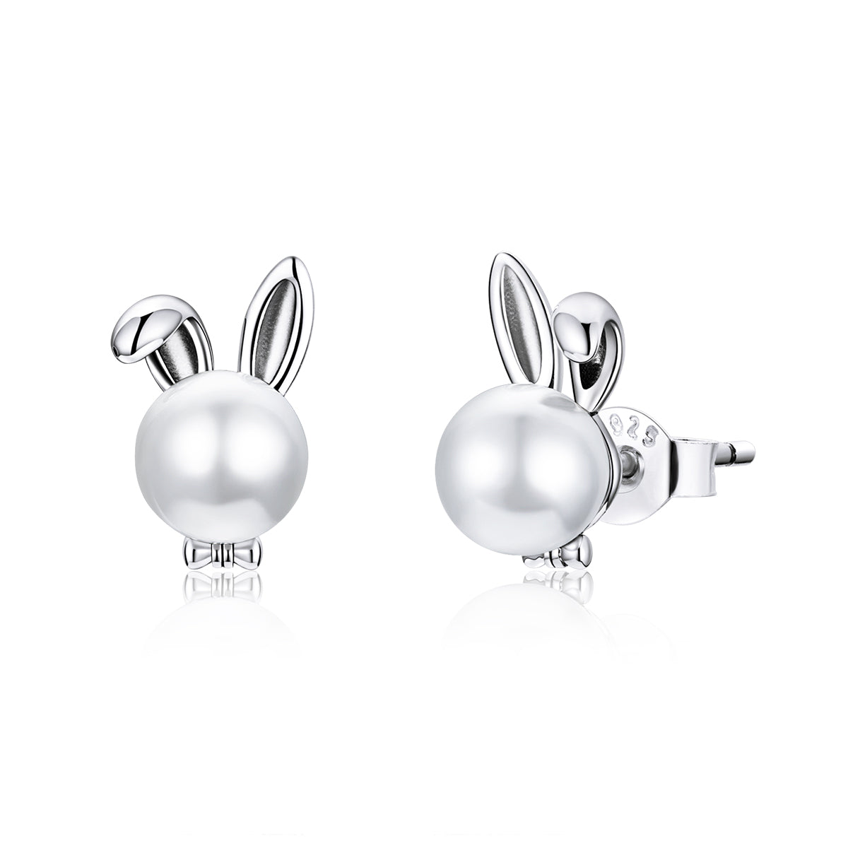 925 Sterling Silver Earrings with Quality Shell Pearl