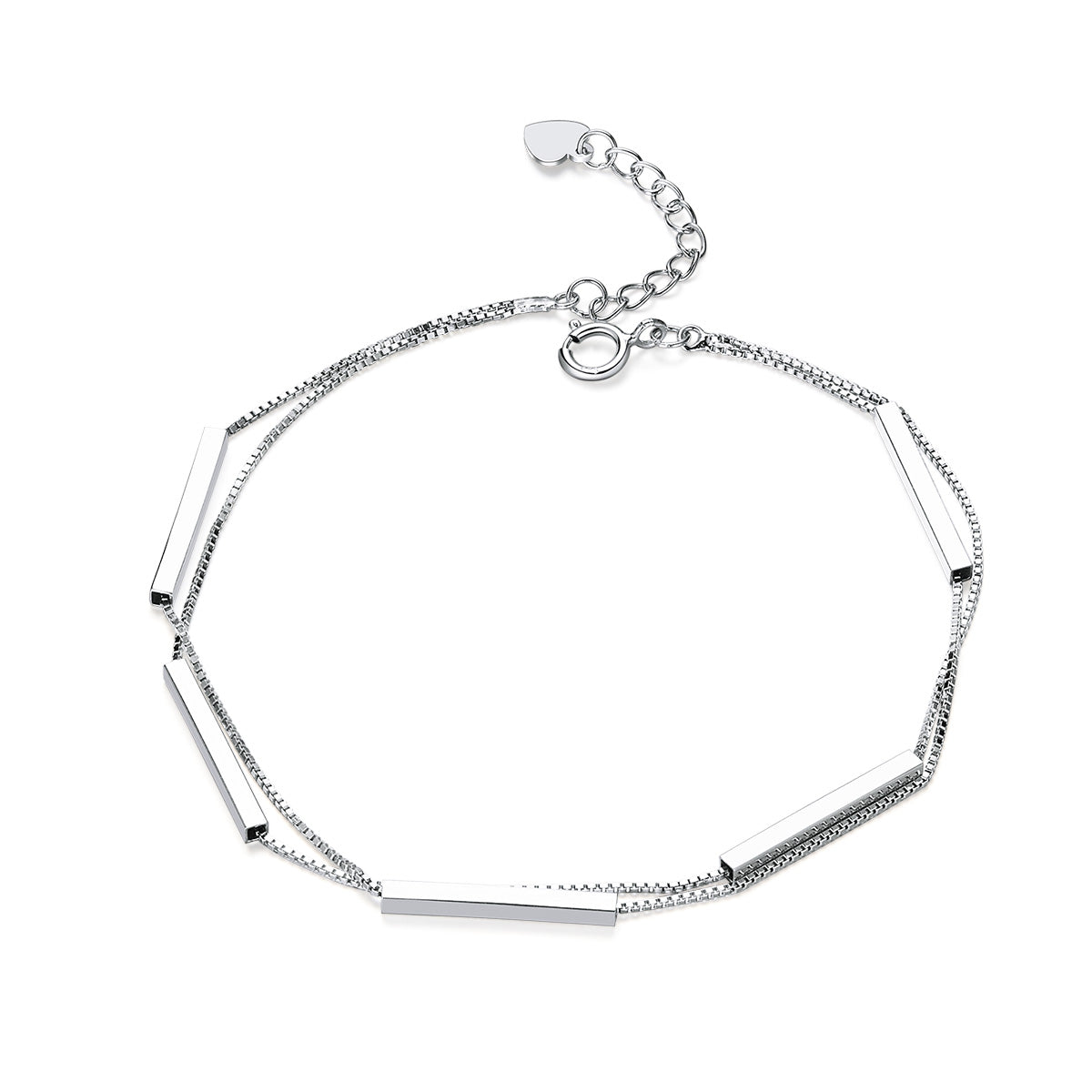 925 Sterling Silver Bracelet 20cm for Women