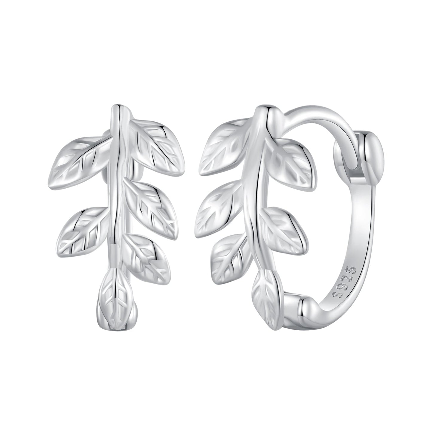 S925 Sterling Silver Earrings for Women 12x7mm