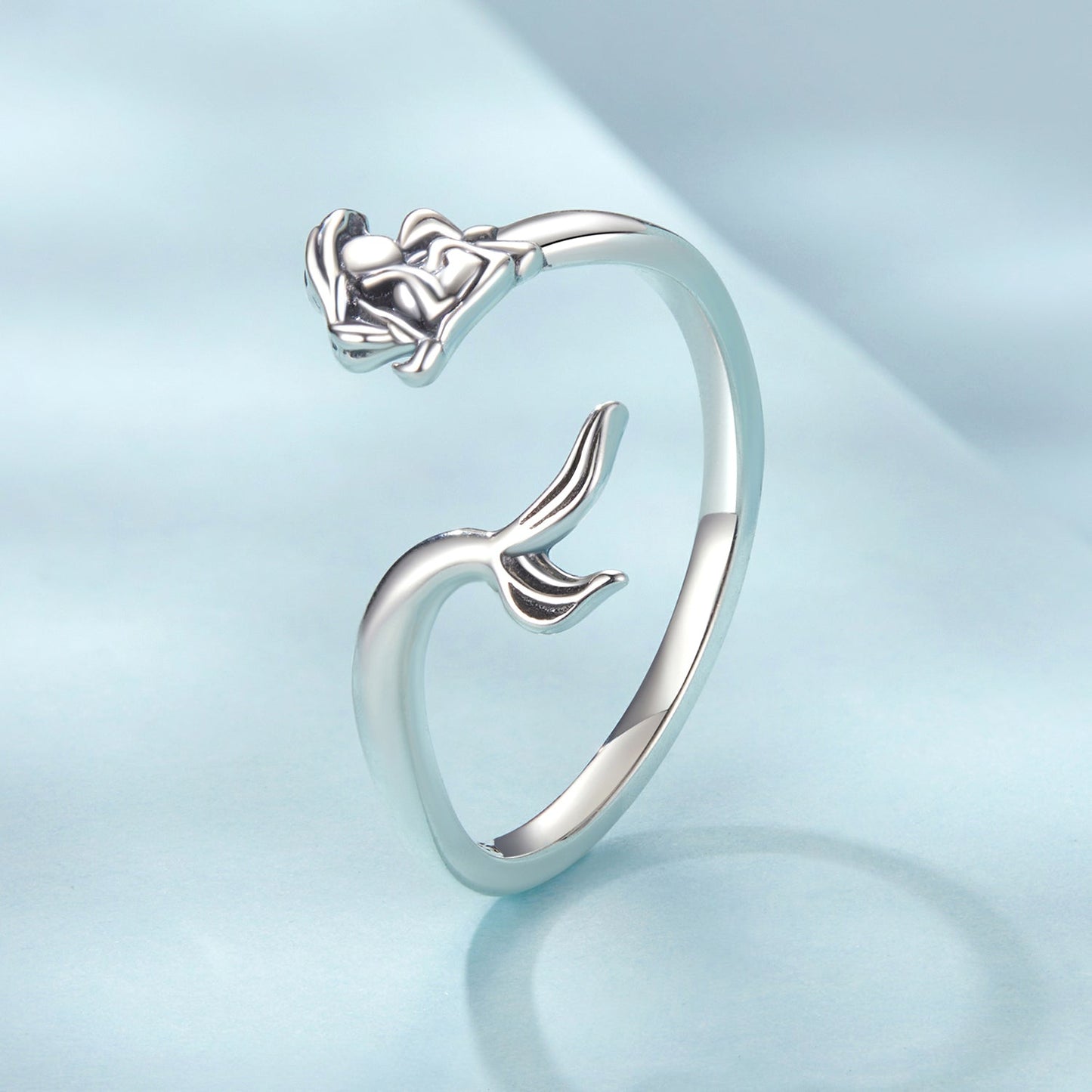 925 Sterling Silver Oxidized Silver 0.17cm Ring