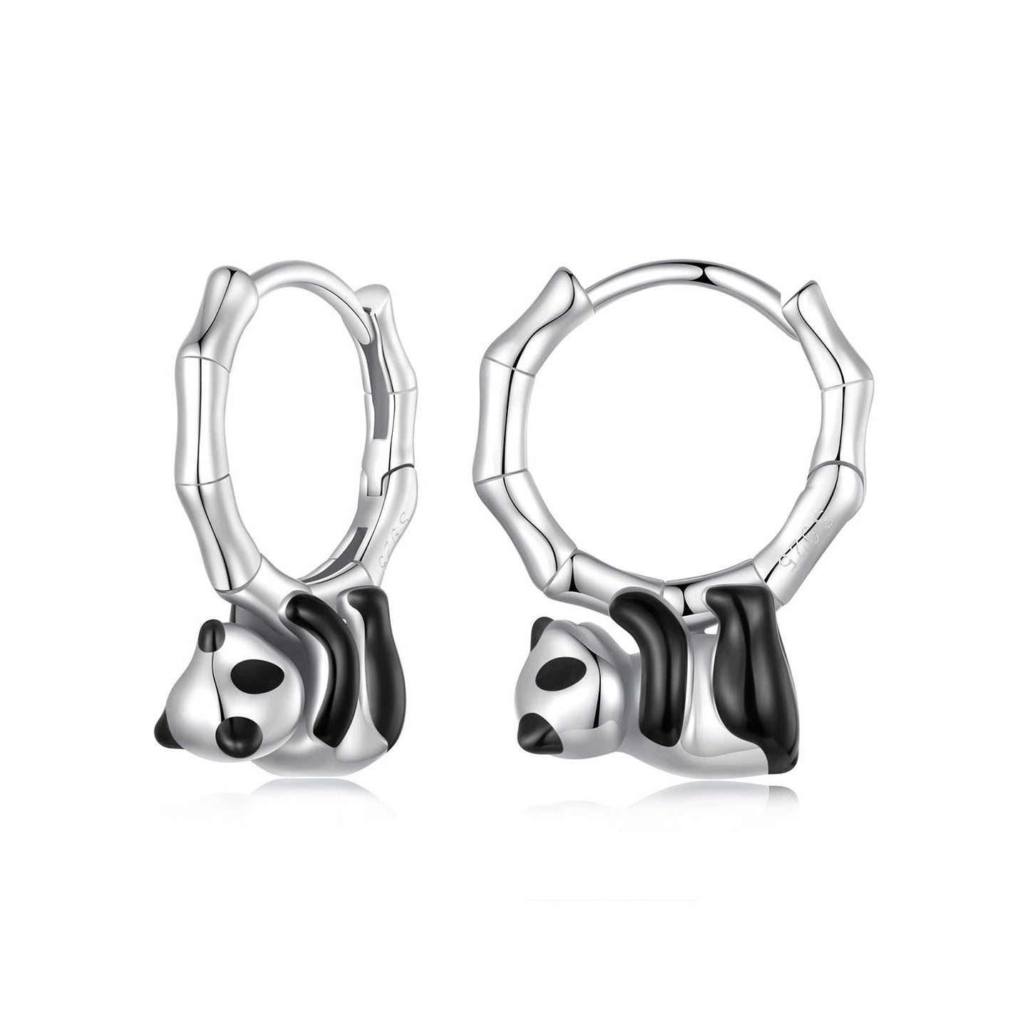S925 Sterling Silver Enamel Earrings for Women