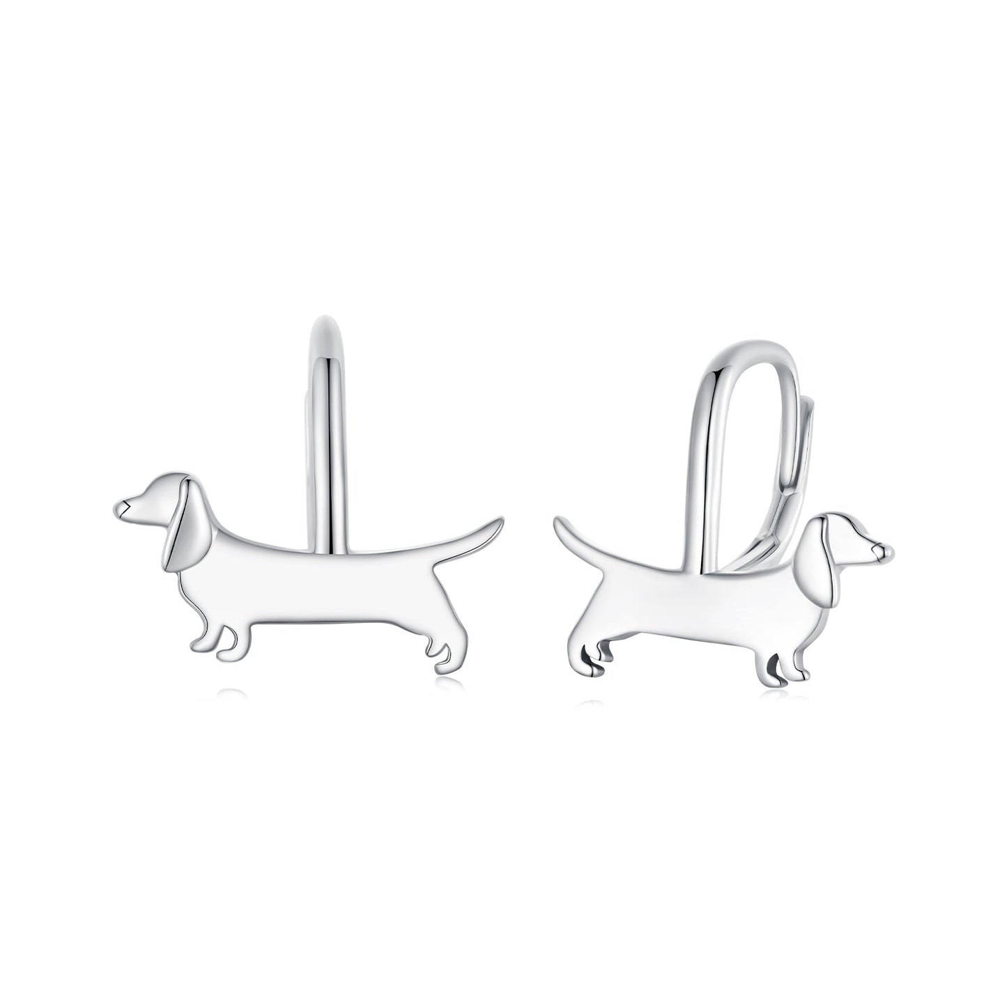 925 Oxidized Silver Earrings 17mm for Women